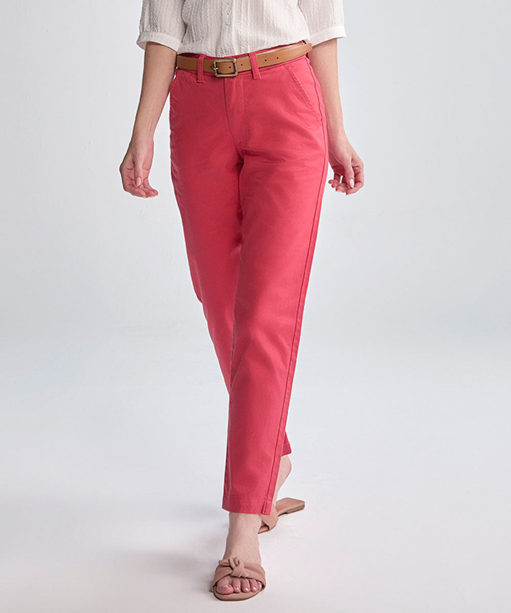 PANTALON FLAT FRONT DRILL CON BOLSILLOS FRESA PV25