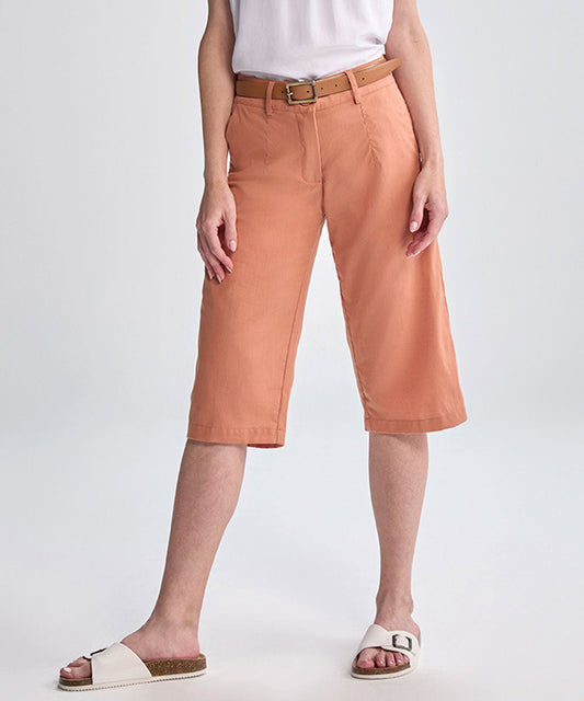 CAPRI LOOK LINO CON PINZAS Y BOLSILLOS LADRILLO PV25