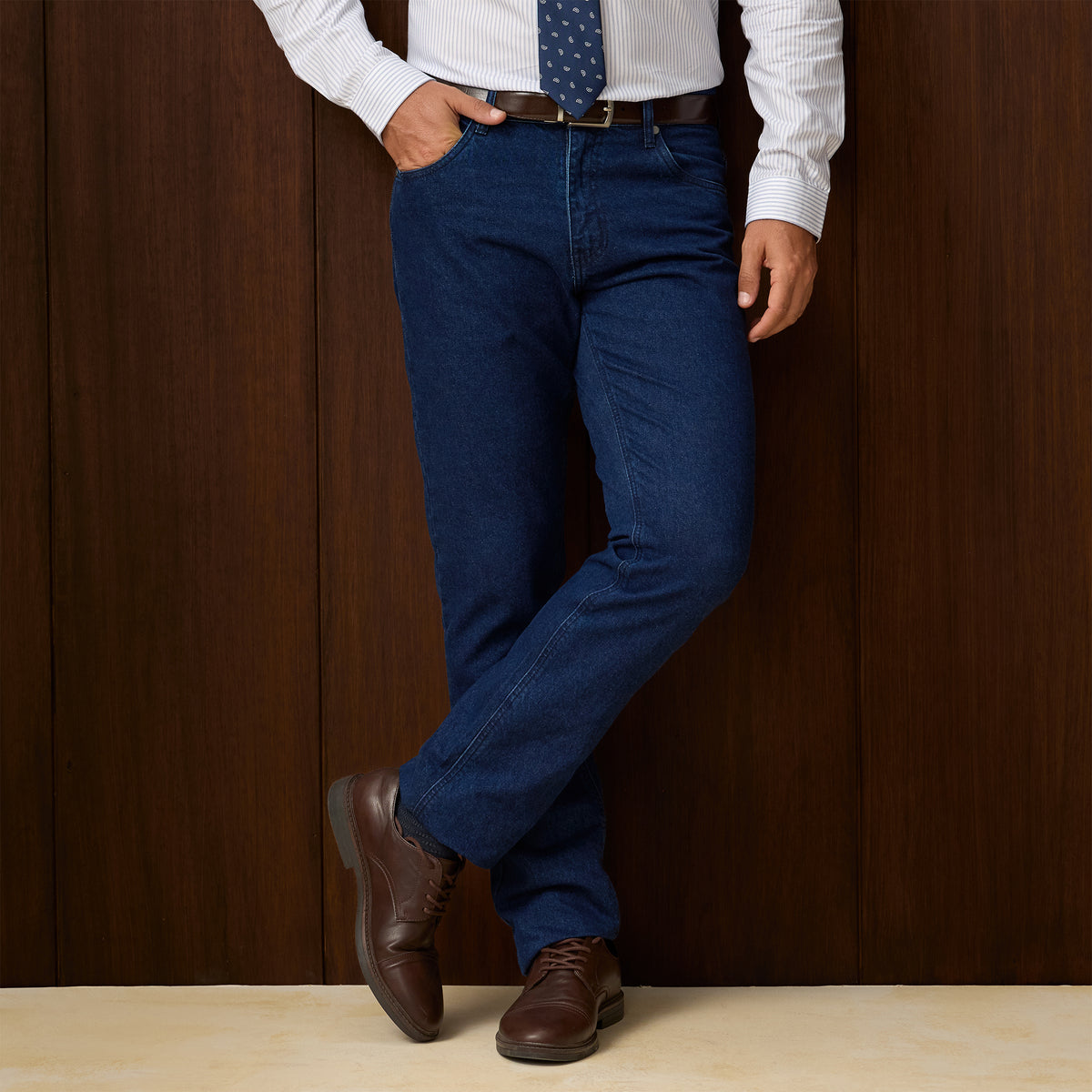 PANTALON DENIM BASICO INDIGO OI26